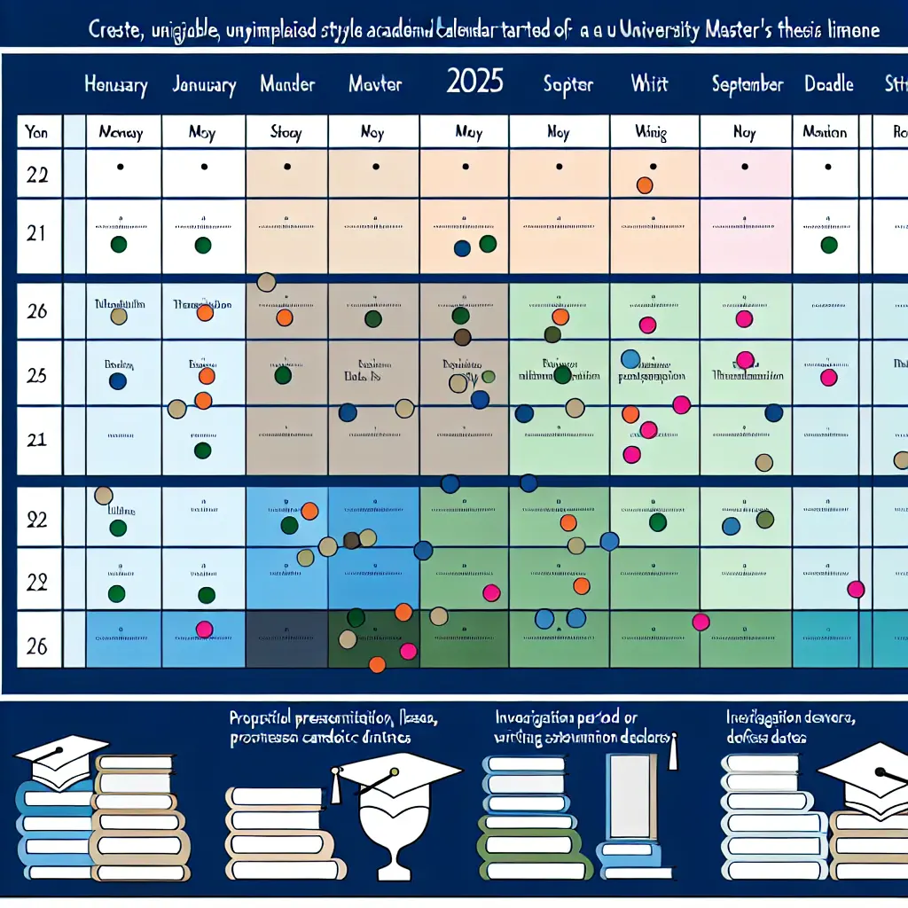 Calendario académico 2025 Universidad de Barcelona con fechas clave para TFM