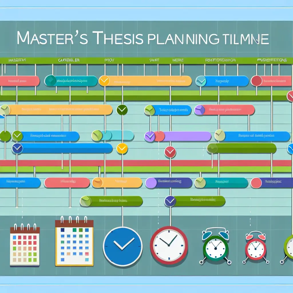 Diagrama de cronograma Gantt para planificación temporal de TFM con metodología IA