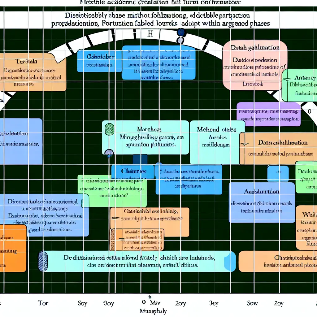 Calendario visual mostrando planificación de cronograma flexible con márgenes y hitos