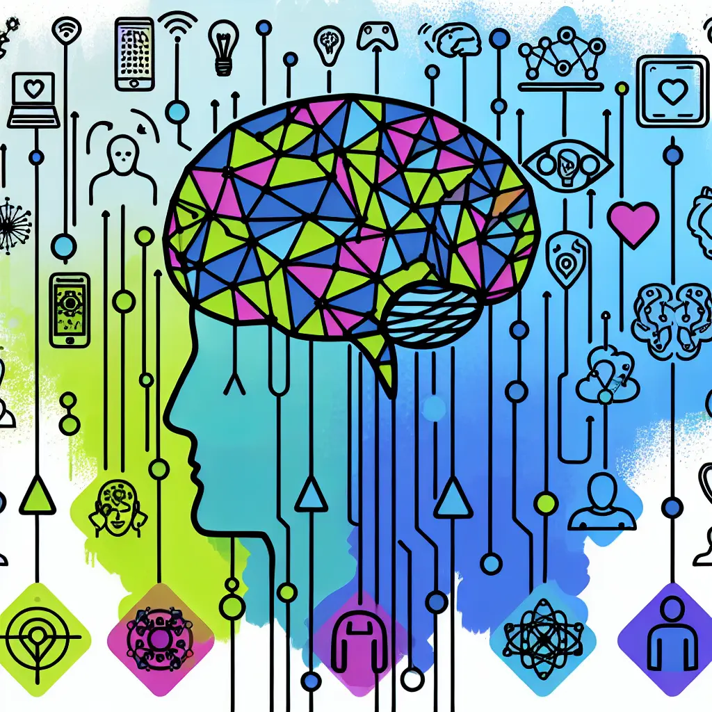 Representación visual del futuro digital de la investigación psicológica