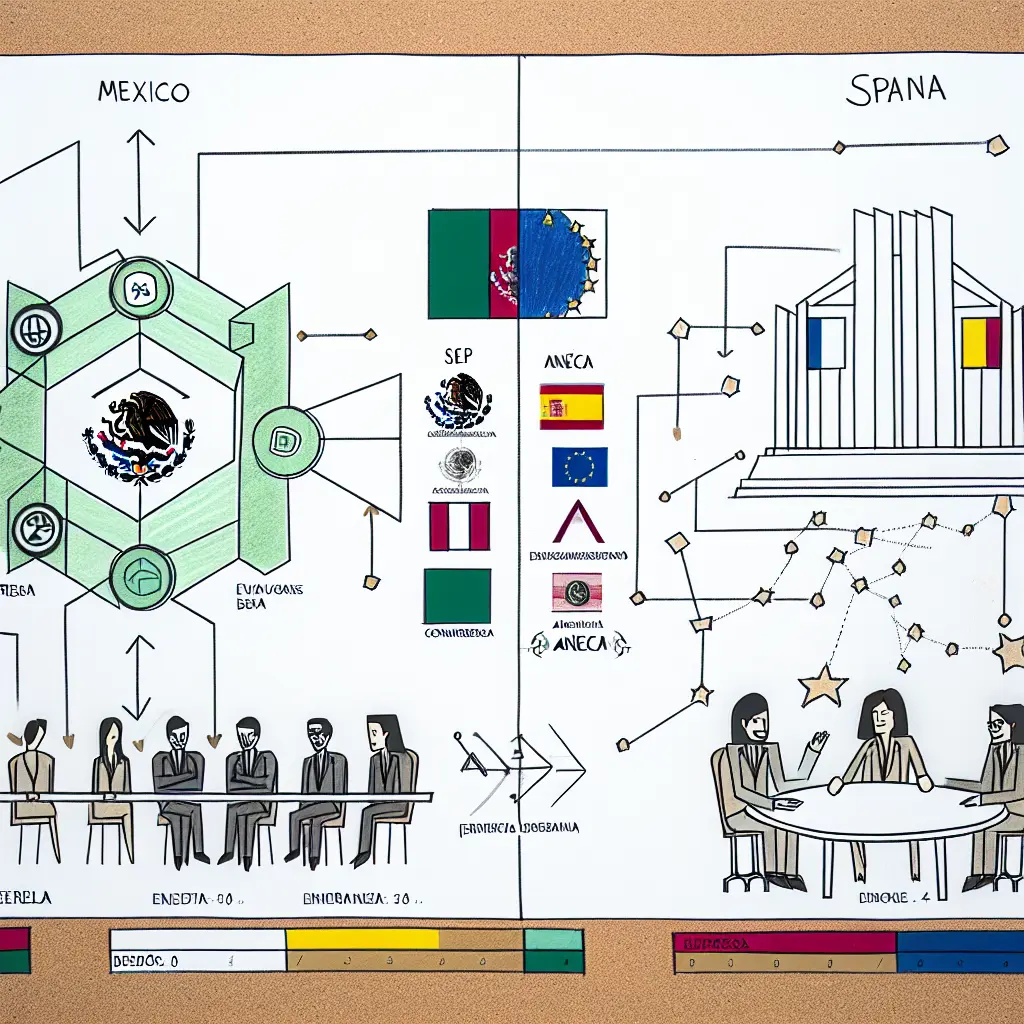 Comparación entre sistemas universitarios mexicano y español