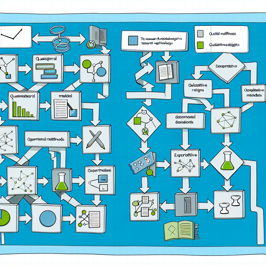 Diagrama de flujo metodológico con diferentes caminos según el tipo de pregunta de investigación