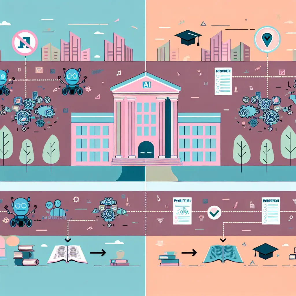 Evolución de políticas universitarias sobre IA en España