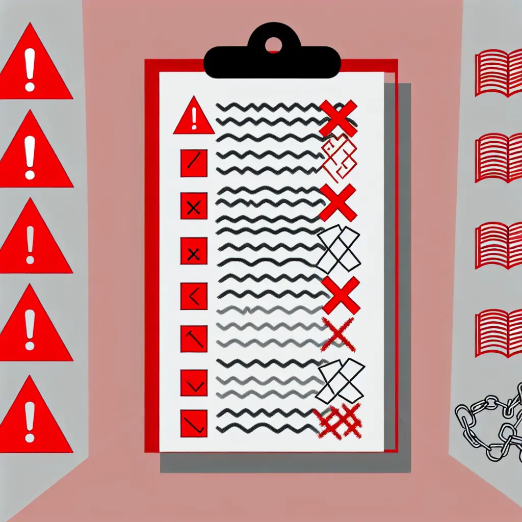 Lista de verificación con señales de alerta académicas para uso de IA