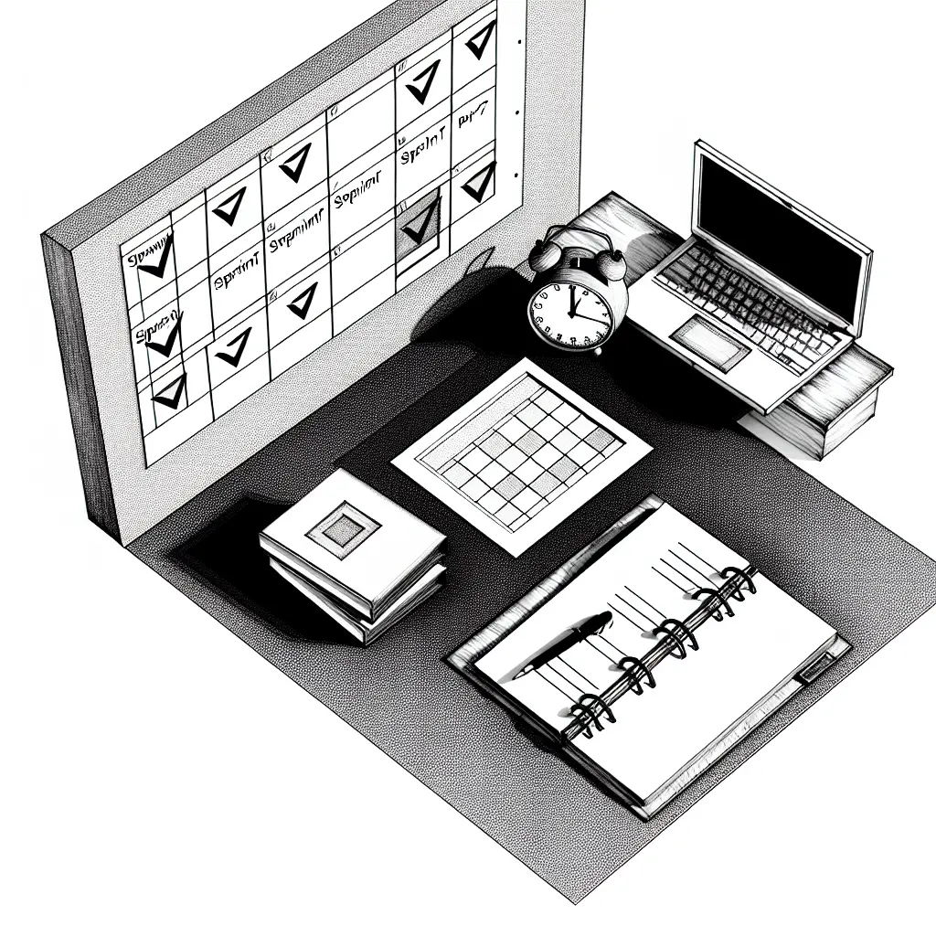 Gestión del tiempo y bloqueo en TFM: plan 7 sprints